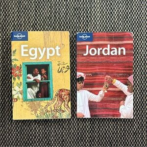 Lonely Planet Books - Egypt and Jordan